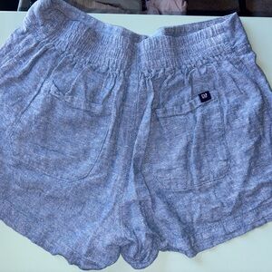 GAP Women's Jean Colored Linen Shorts